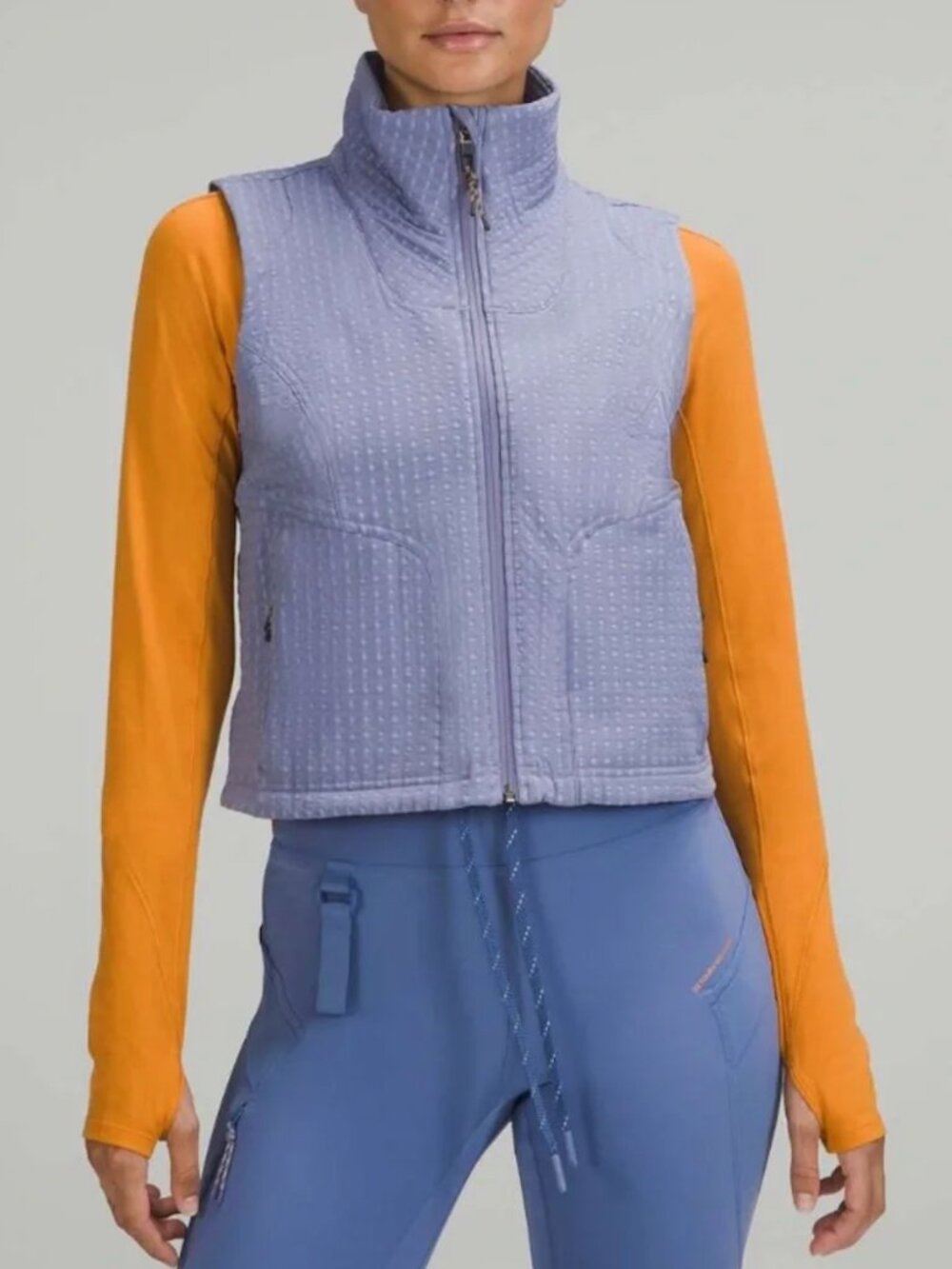 lululemon athletica Lavender Quilted Full-Zip Vest